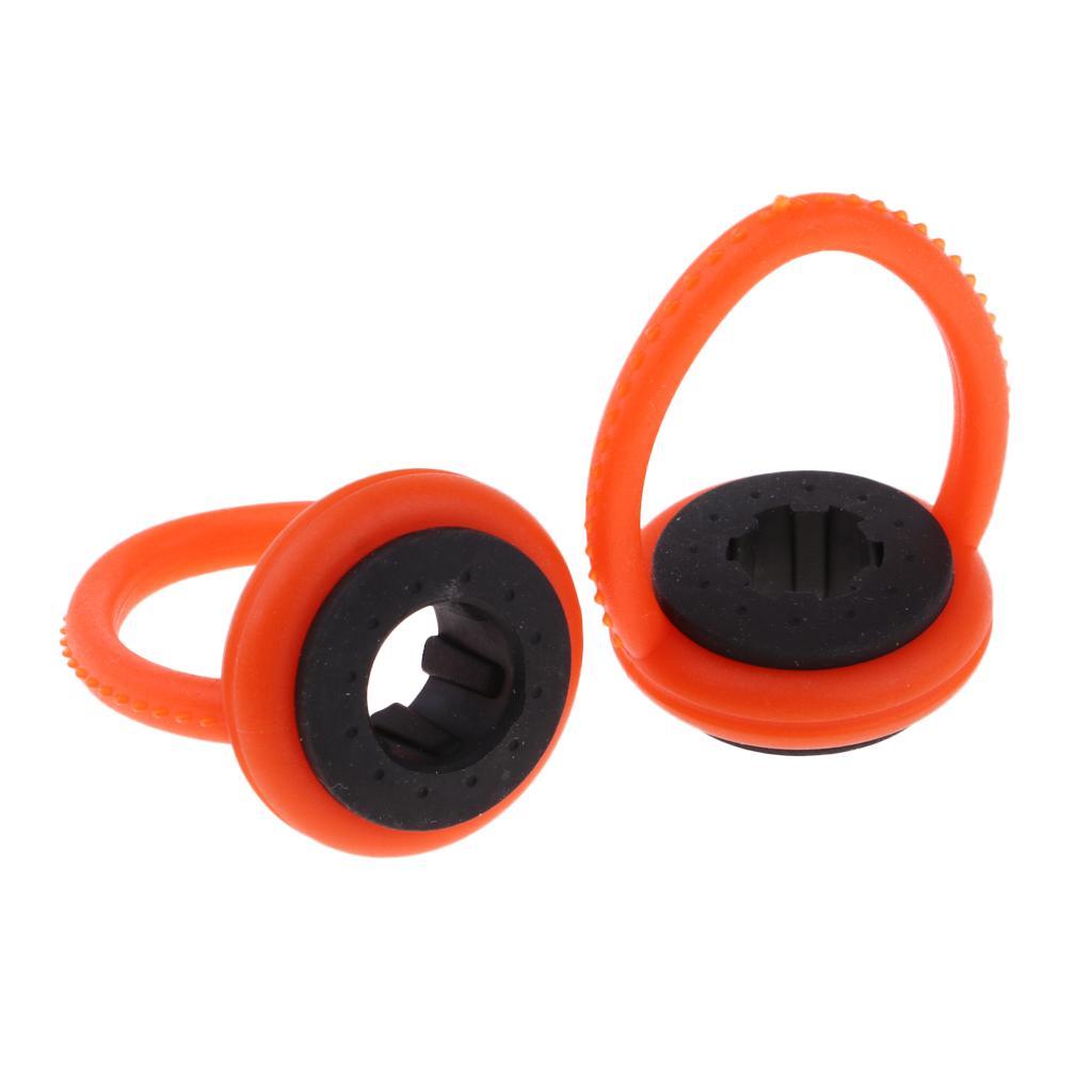 2-3 of pack 5 Piece Snooker Billiard Pool Stick Tip Hanger Orange