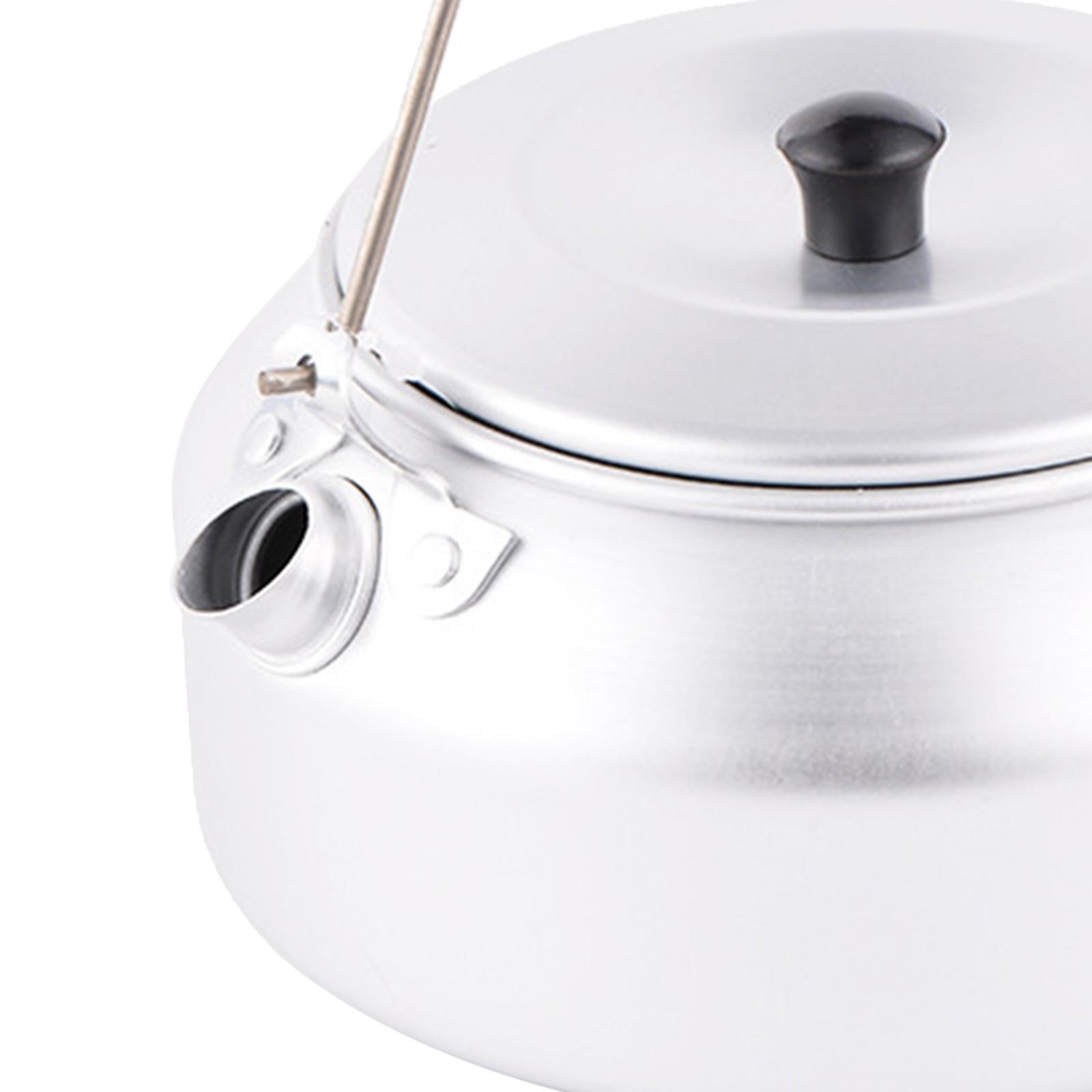 0.8L Portable Kettle Water Pot Teapot Coffee /Handle Camping Hiking