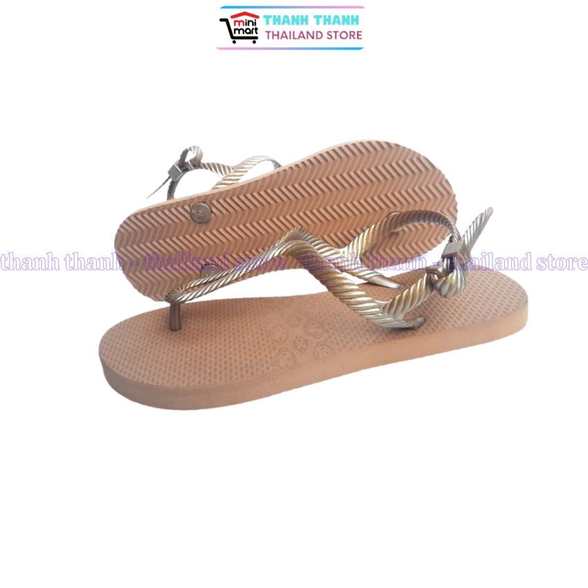 Giày Sandal nữ đế cao su xốp quai kẹp dây mảnh Thái Lan Monobo Maldives S2