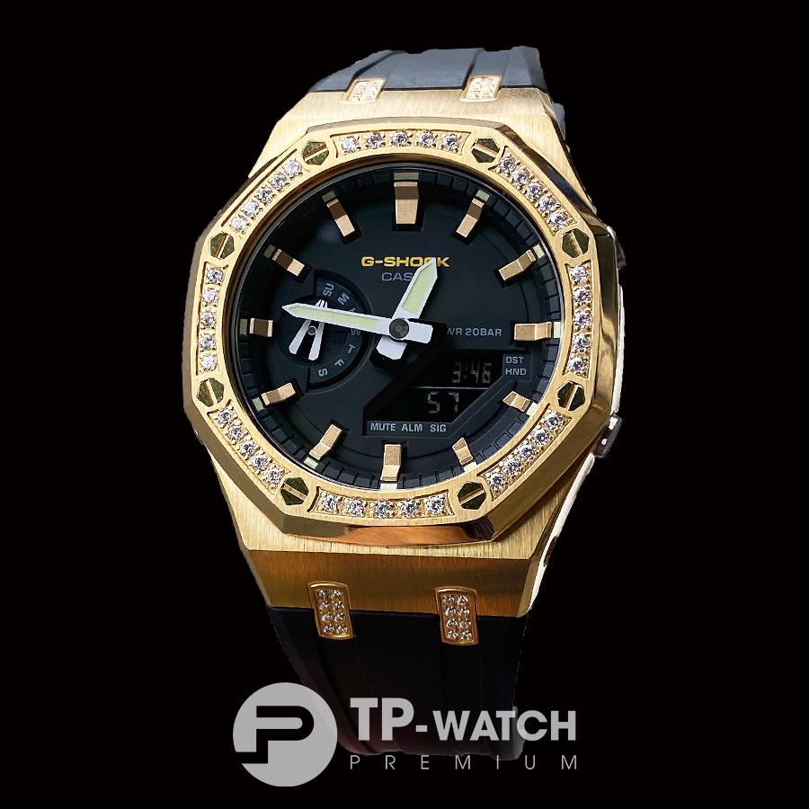 Đồng Hồ Nam Dây Nhựa Casio G-SHOCK GA-2110SU-9A AP CUSTOM GOLDEN DIAMOND x BLACK ROYAL OAK (SPECIAL)