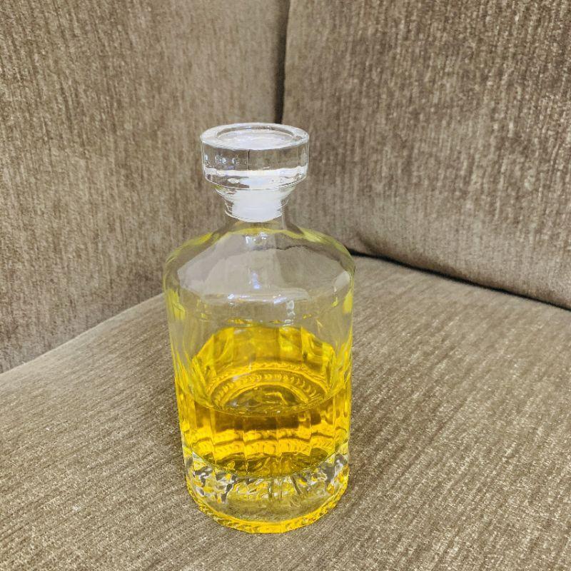Bình Rượu Thủy Tinh Cao Cấp 500ml. Mẫu Trụ Tròn Đế Dầy