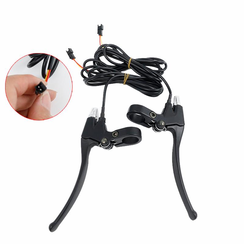 1 Cặp Phụ kiện xe tay ga điện Universal Phanh đòn cắt tay cầm tay cầm tay cầm cho hầu hết các xe đạp xe đạp xe đạp Color: 1 pair line