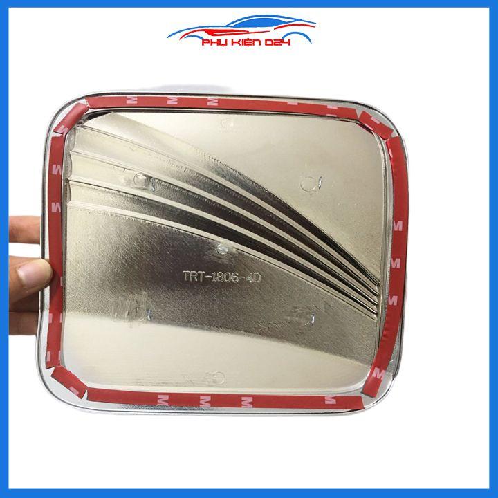 Ốp nắp bình xăng Triton 2019-2020-2021-2022 mạ crom chống trầy trang trí ô tô