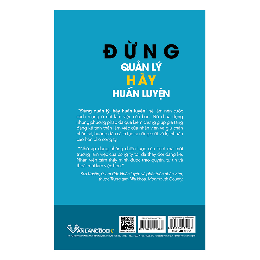 Đừng Quản Lý, Hãy Huấn Luyện