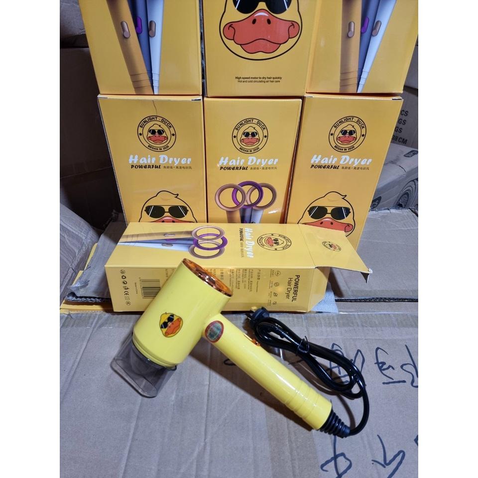 Máy sấy tóc mini tiện gọn tặng kèm đầu sấy mỏ vịt - Sấy Tóc G - DUCK