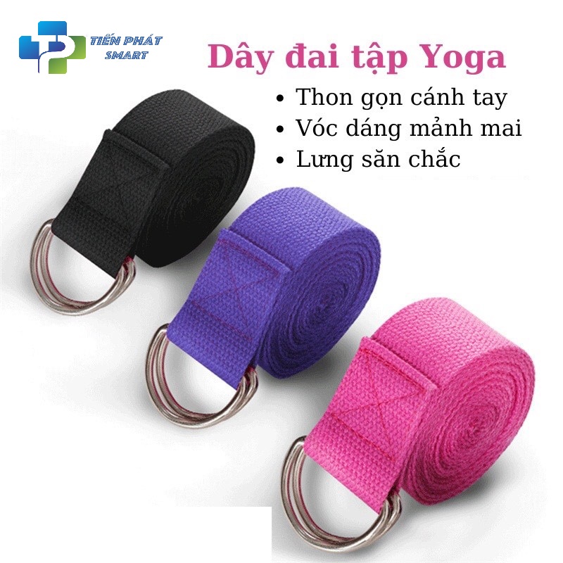 DÂY ĐAI TẬP YOGA SỢI COTTON (KHÁCH CHỌN MÀU)