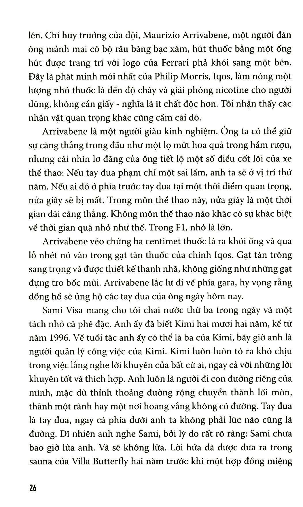 Sách KIMI RÄIKKÖNE - Tây Đua Vô Địch F1