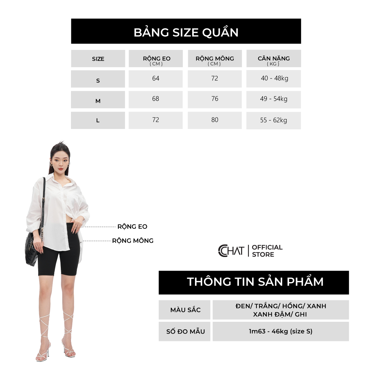 Quần Legging Nữ Cạp Liền Đùi Lửng Ngố Chất Thun Cao Cấp Phong Cách Trẻ Trung 12XNC2002OB