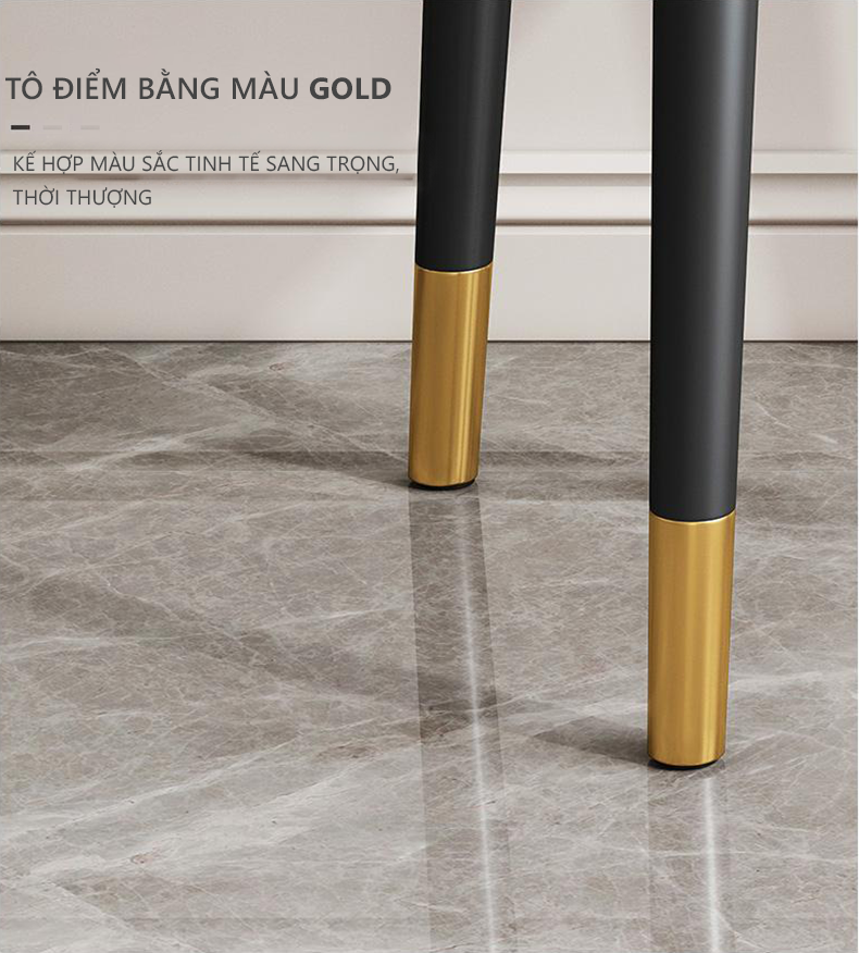 Ghể đẩu đa năng cho bàn làm việc bàn trang điểm phong cách hiện đại sang trọng - GN66