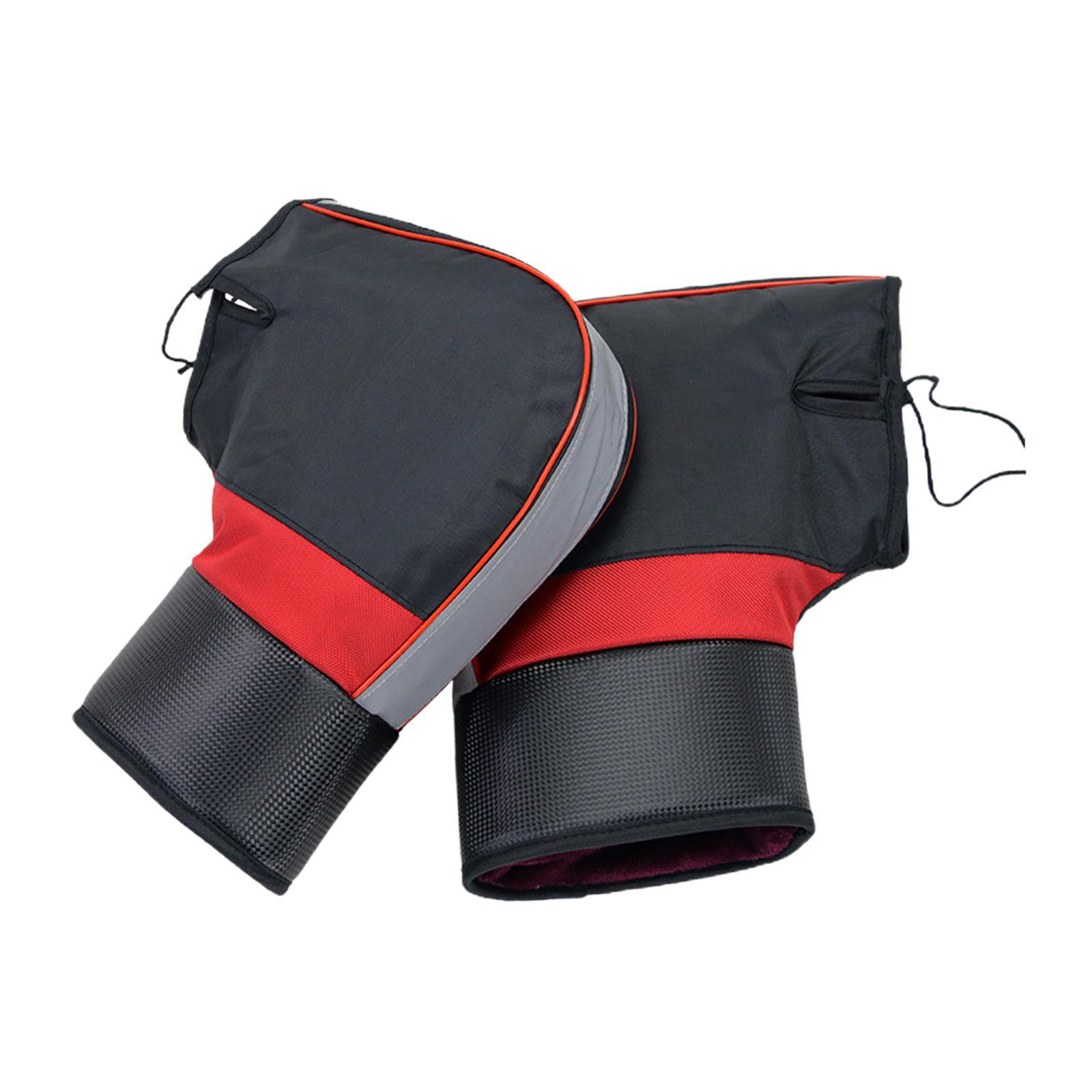 Motorcycle Handlebar Muffs, Keep Hands Warm Hands Protector Mittens Covers for Snowmobile