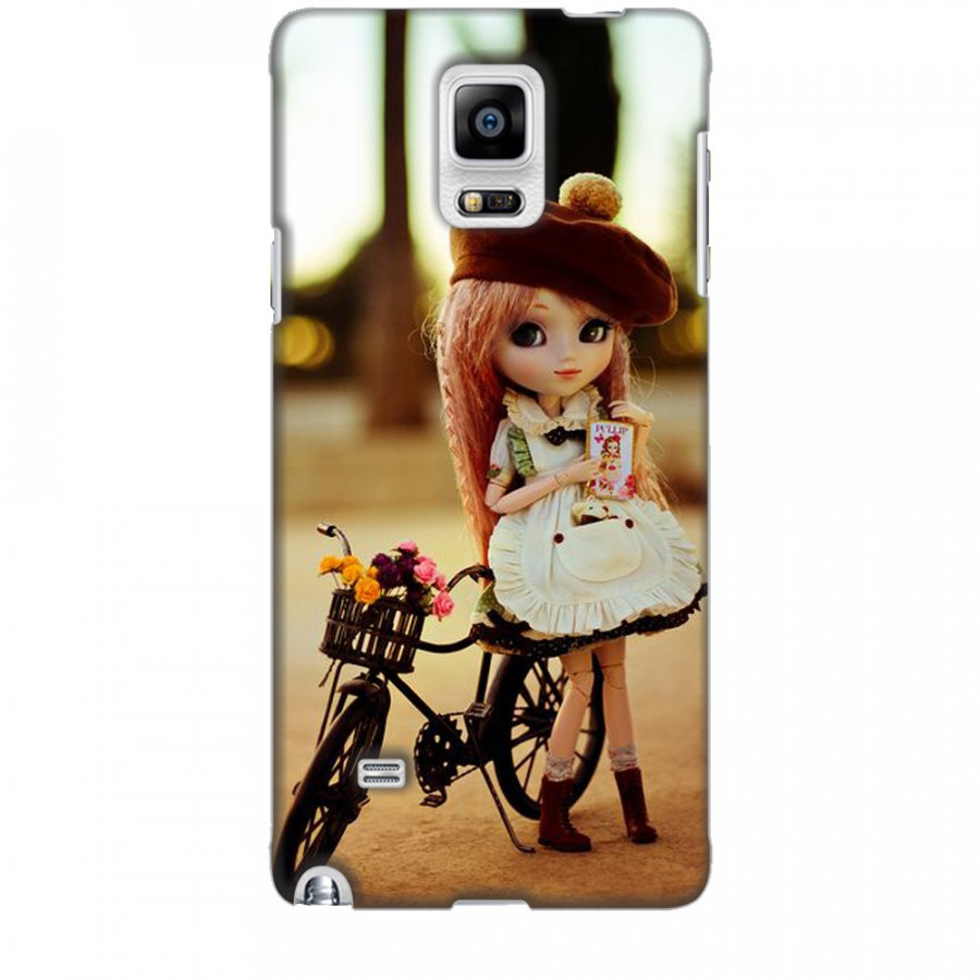 Ốp lưng dành cho điện thoại  SAMSUNG GALAXY NOTE 4 Baby anh Bicycle Mẫu 1