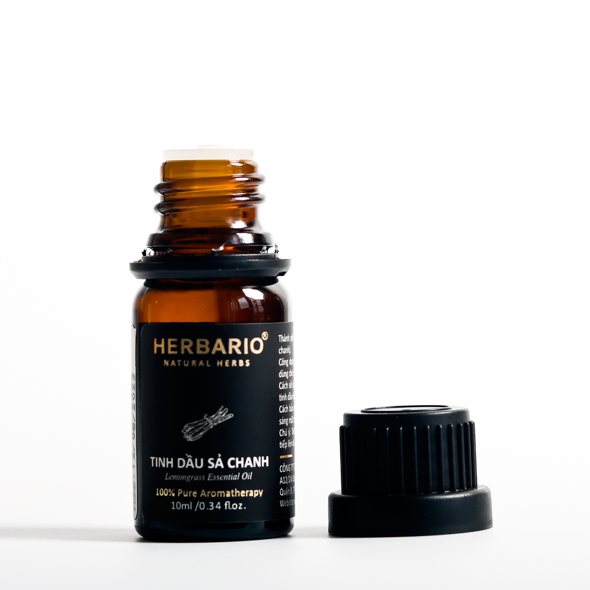 Tinh dầu sả chanh nguyên chất herbario 10ml