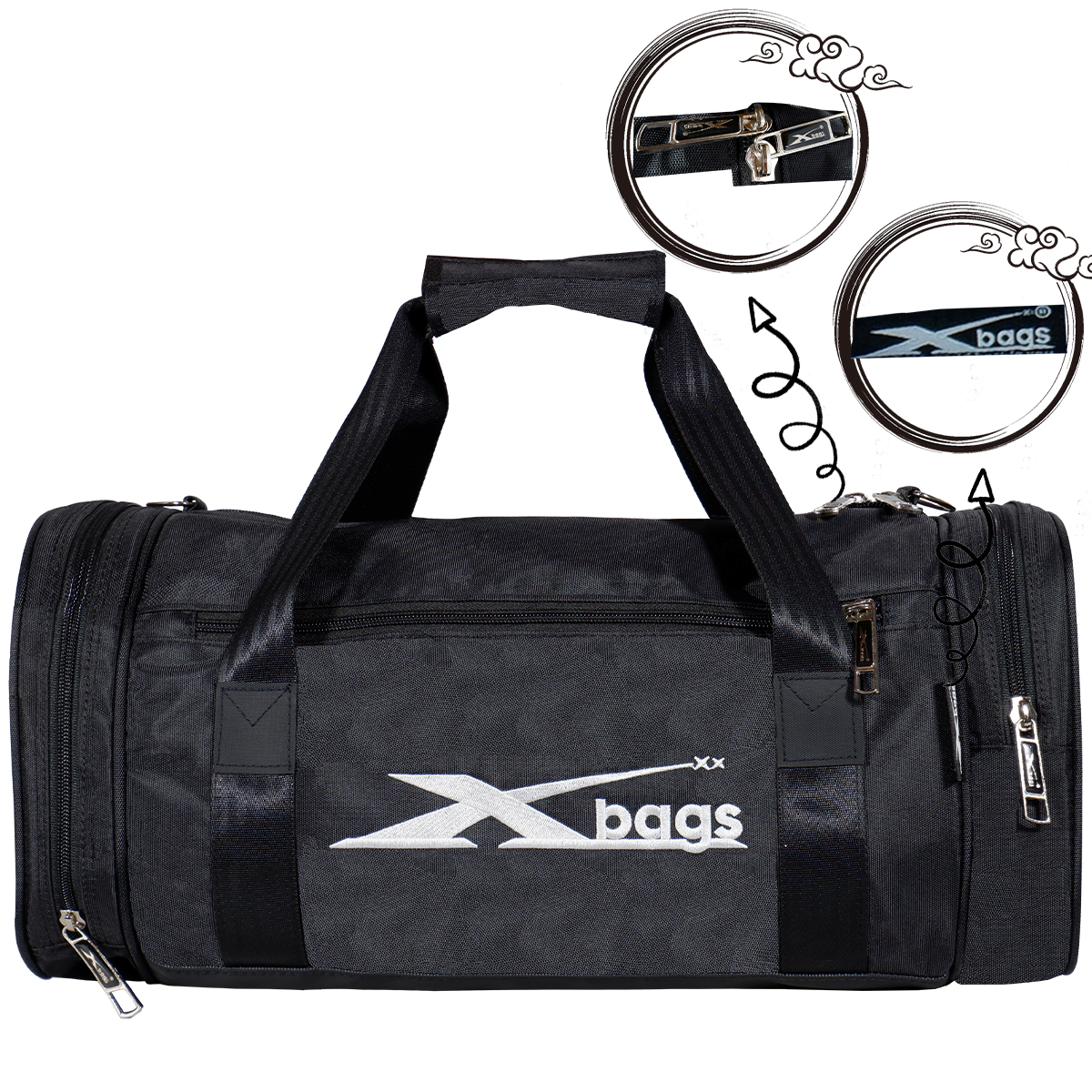 Túi trống đựng đồ gym Xbags Xb 6001 túi du lịch nhỏ có ngăn để giày