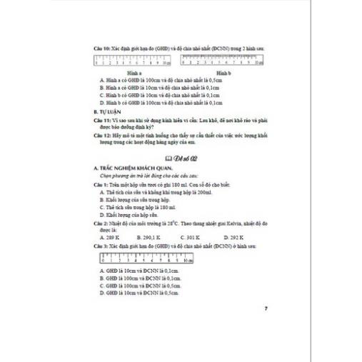 Sách - đề kiểm tra khoa học tự nhiên 6 dung kèm SGK kết nối tri thức với cuộc sống