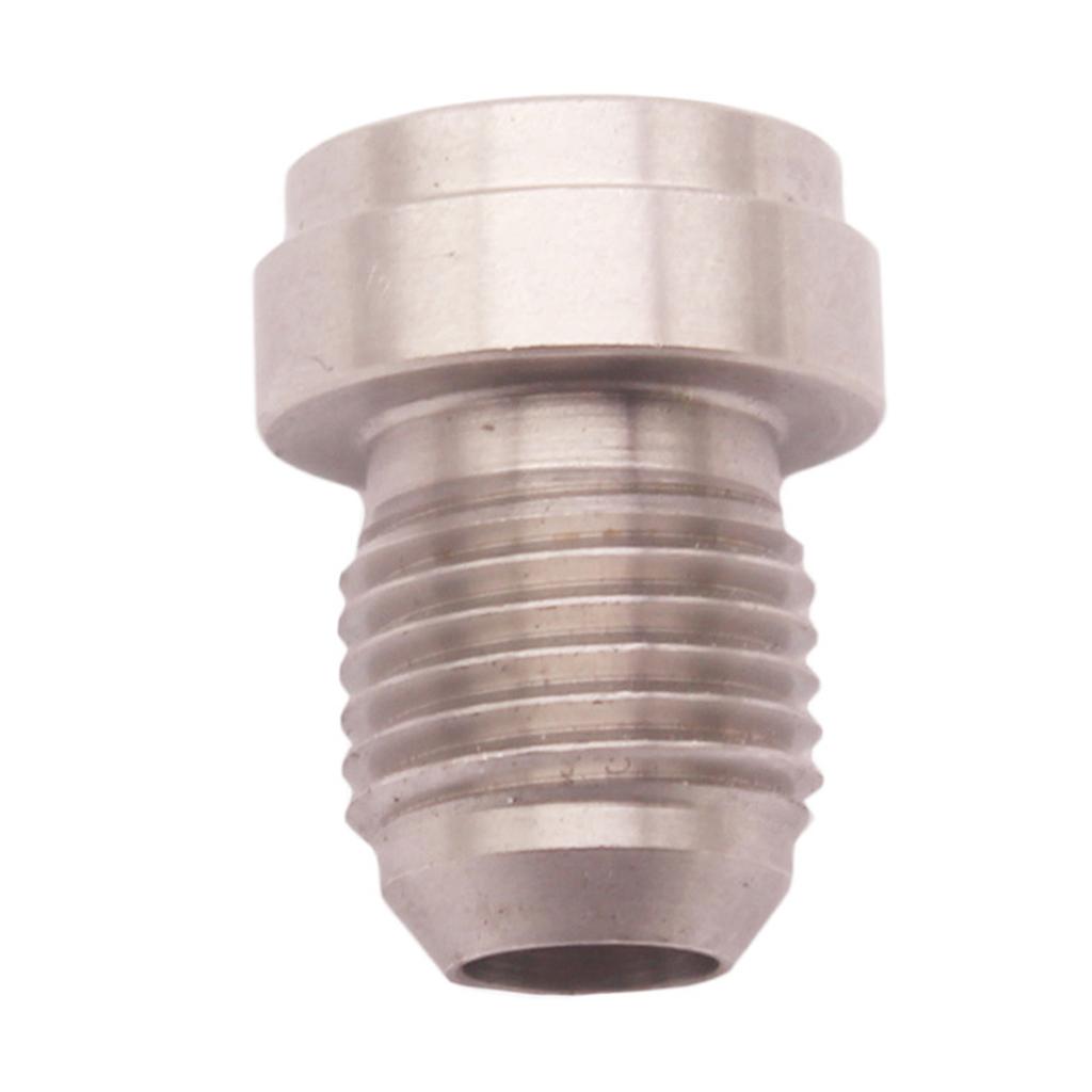 2X AN-6 MILD STEEL WELD ON BUNG Hose Fitting Adapter Fuel Oil Tank