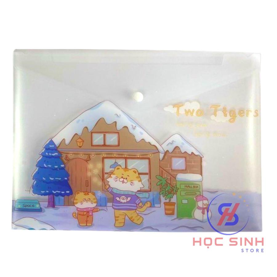Xấp 12 Cái Bìa Nút A4 Có Hình Loại Tốt