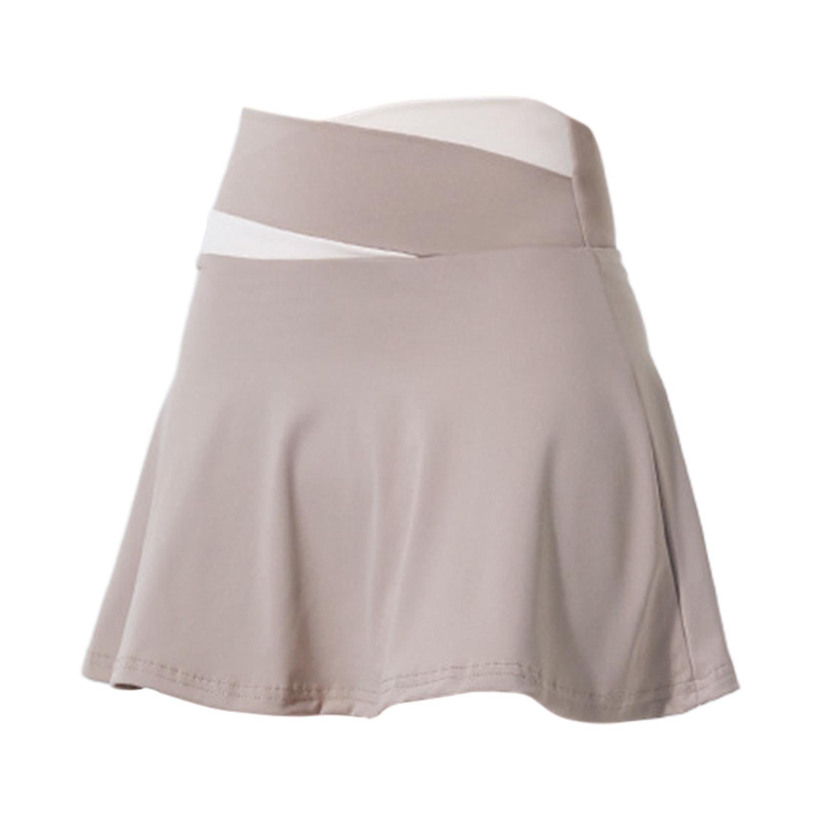 Tennis Skirt, Badminton Skirt Short Skirt, Ladies High Waist Anti Exposure Clothes, Gymwear Golf Skirts Womens Skirt for Sports Exercise