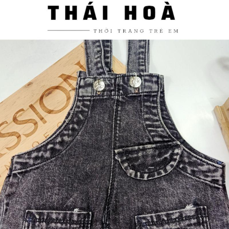 Yếm jeans cho bé size 11_18kg