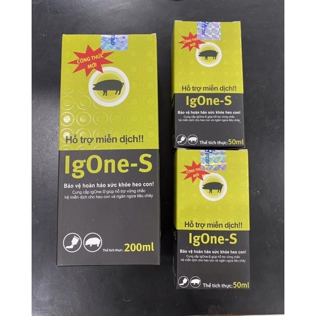 1 lọ Kháng thể IGONE-S hỗ trợ miễn dịch cho heo con