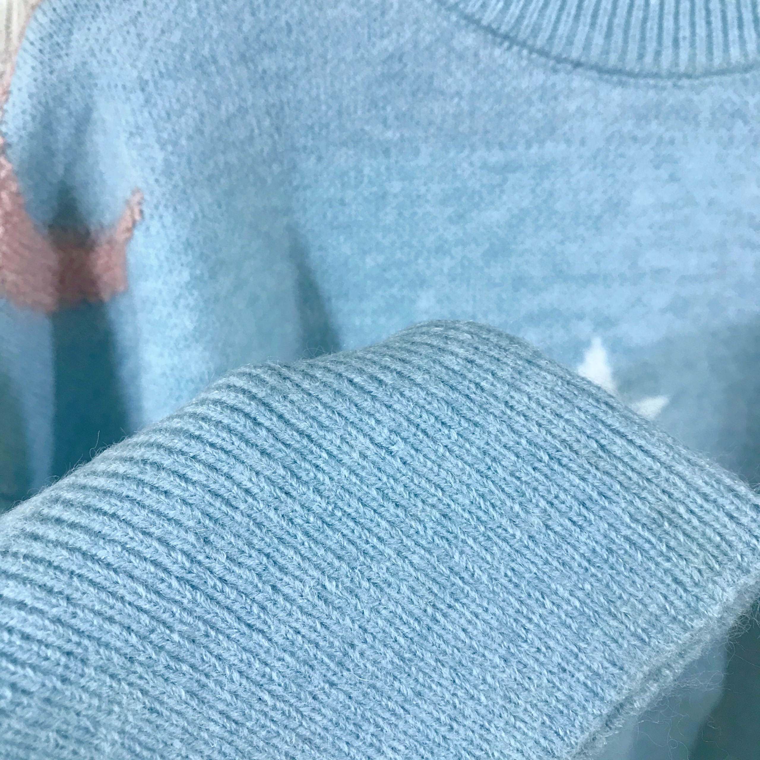 Áo len nữ phom rộng ulzzang họa tiết ngôi sao - DL10286
