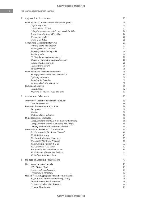 The Learning Framework In Number: Pedagogical Tools For Assessment And Instruction (Math Recovery)