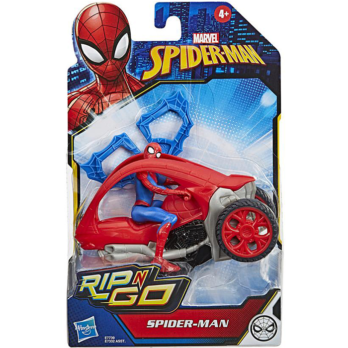 Đồ Chơi Người Nhện Thần Tốc Spiderman Rip N Go E7332 - Giao Mẫu Ngẫu Nhiên