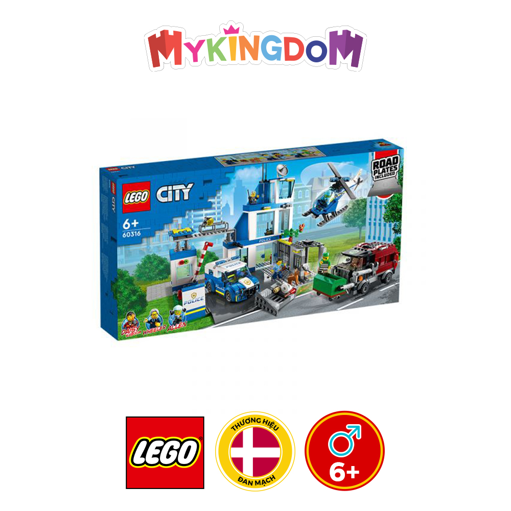 Đồ Chơi LEGO CITY Trạm Cảnh Sát Thành Phố 60316