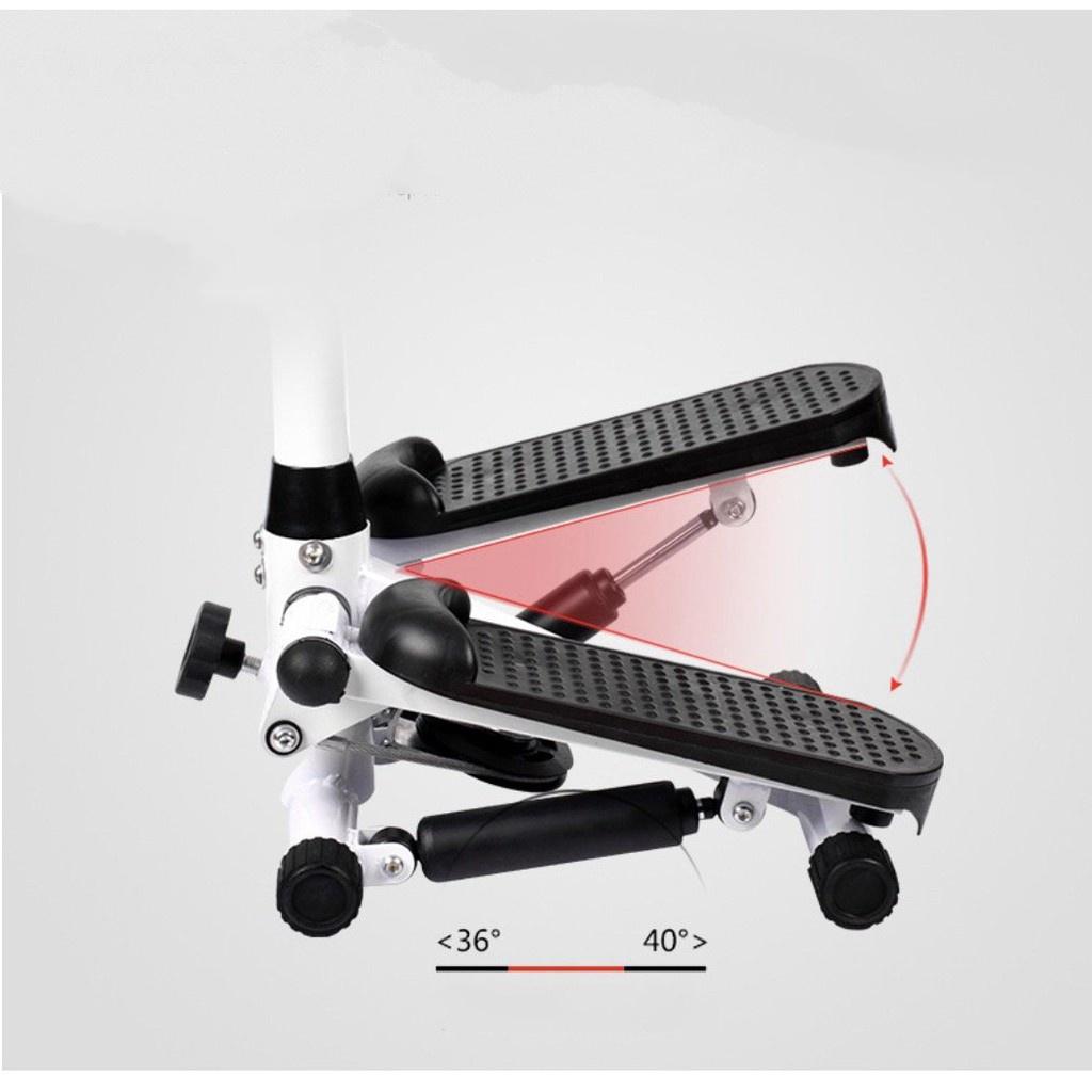 Máy chạy bộ tại chỗ tạo cơ thể săn chắc FitnessHome có tay vịn và dây - Euro Outlet