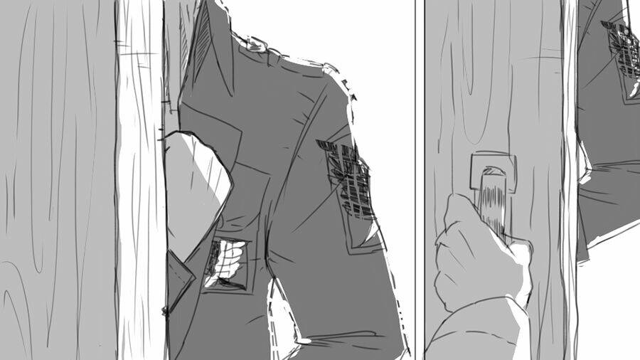 đại chiến titan - những sưu tầm về doujinshi chapter 37 10