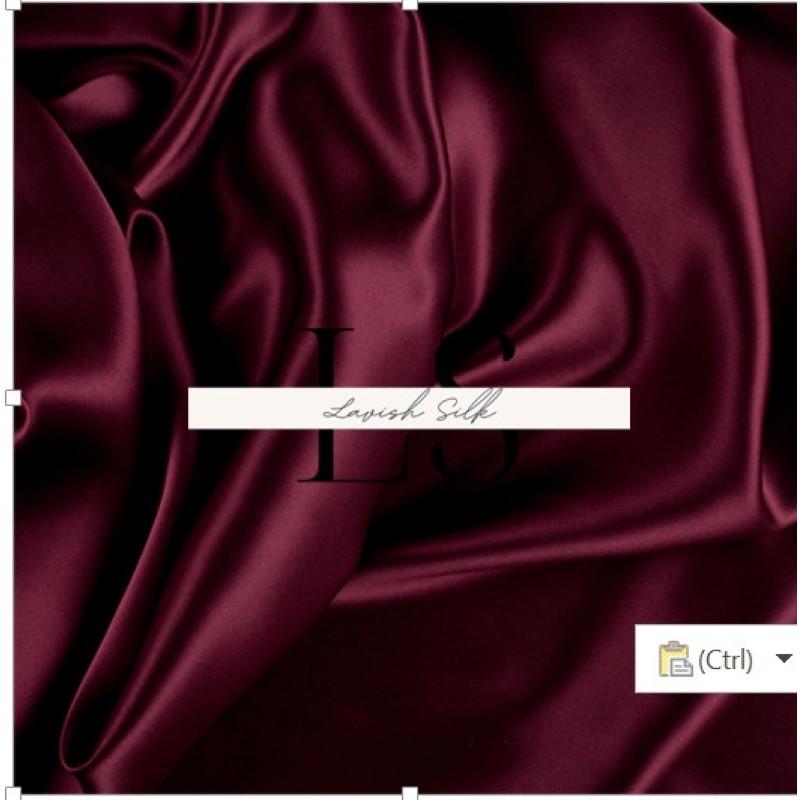 Bộ Ga Gối Phi Lụa Lavish Silk Cao Cấp Mát Lạnh Hàng Loại 1 Không Nối Vải - Đỏ Đô