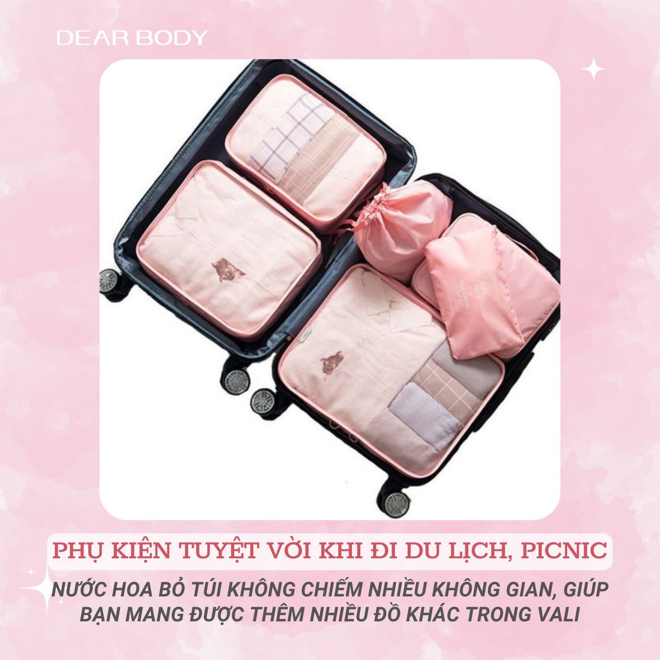 Nước Hoa DEAR BODY 30ml - Eau De Perfum - Hương Thơm Mát - Ngọt Ngào - Đa Dạng Mùi - Từ Nhẹ Tới Mạnh - Lưu Hương Tới 12h