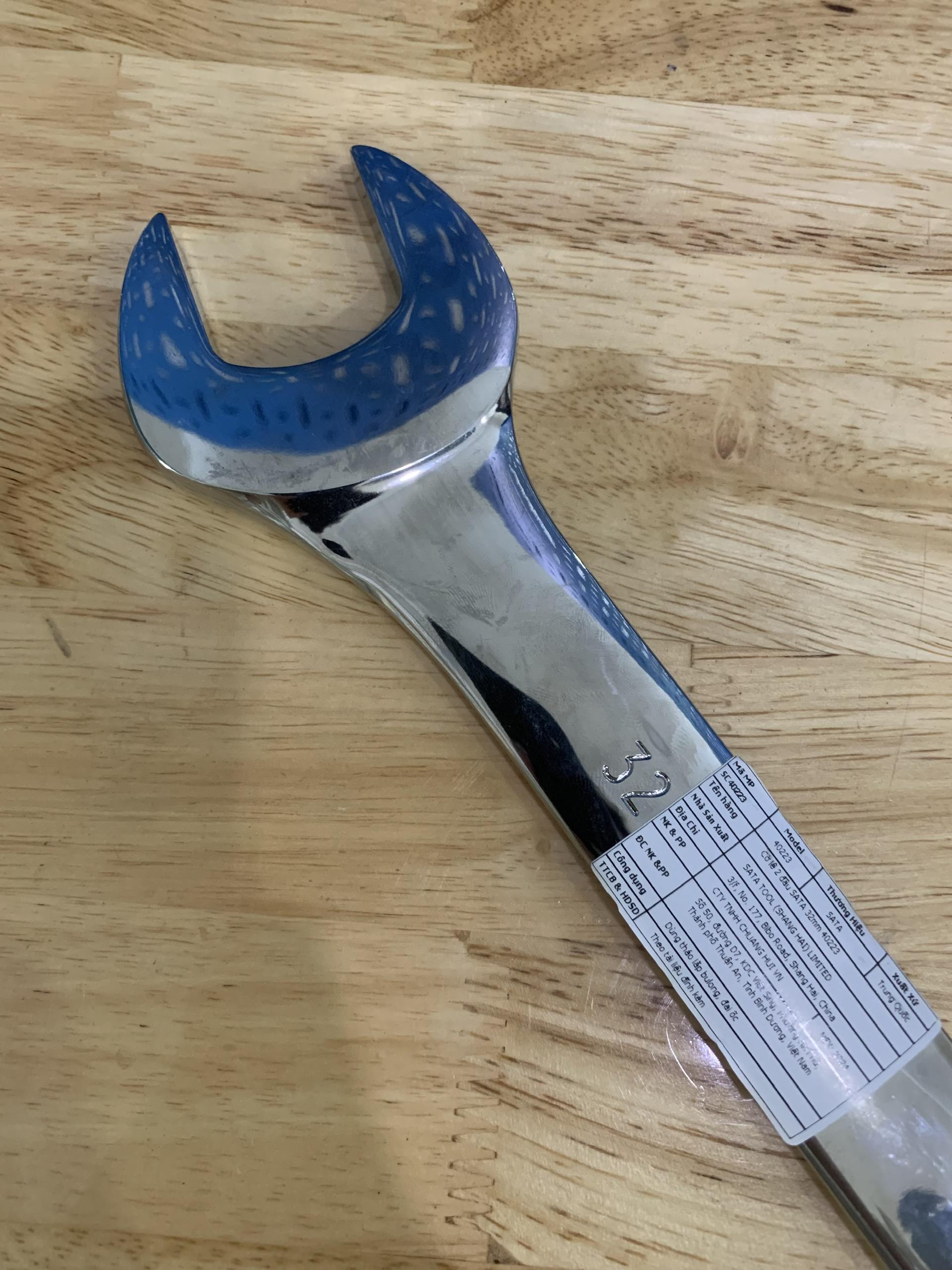 Cờ lê vòng miệng đa năng 32mm 40223 mạ chrome