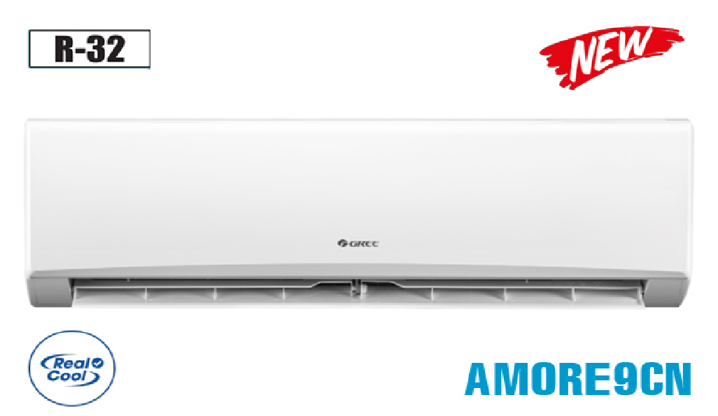 Máy Lạnh Gree 1 chiều(KHÔNG INVERTER) 1HP-9.000BTU AMORE9CN - HÀNG CHÍNH HÃNG - CHỈ GIAO HCM