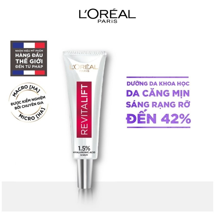 Bộ 4 Sản Phẩm Chăm Sóc Dưỡng Ẩm Trắng Sáng Da, Chống Nắng L'Oreal Paris White Perfect (WP bundle + HA 7.5 + UV 15)