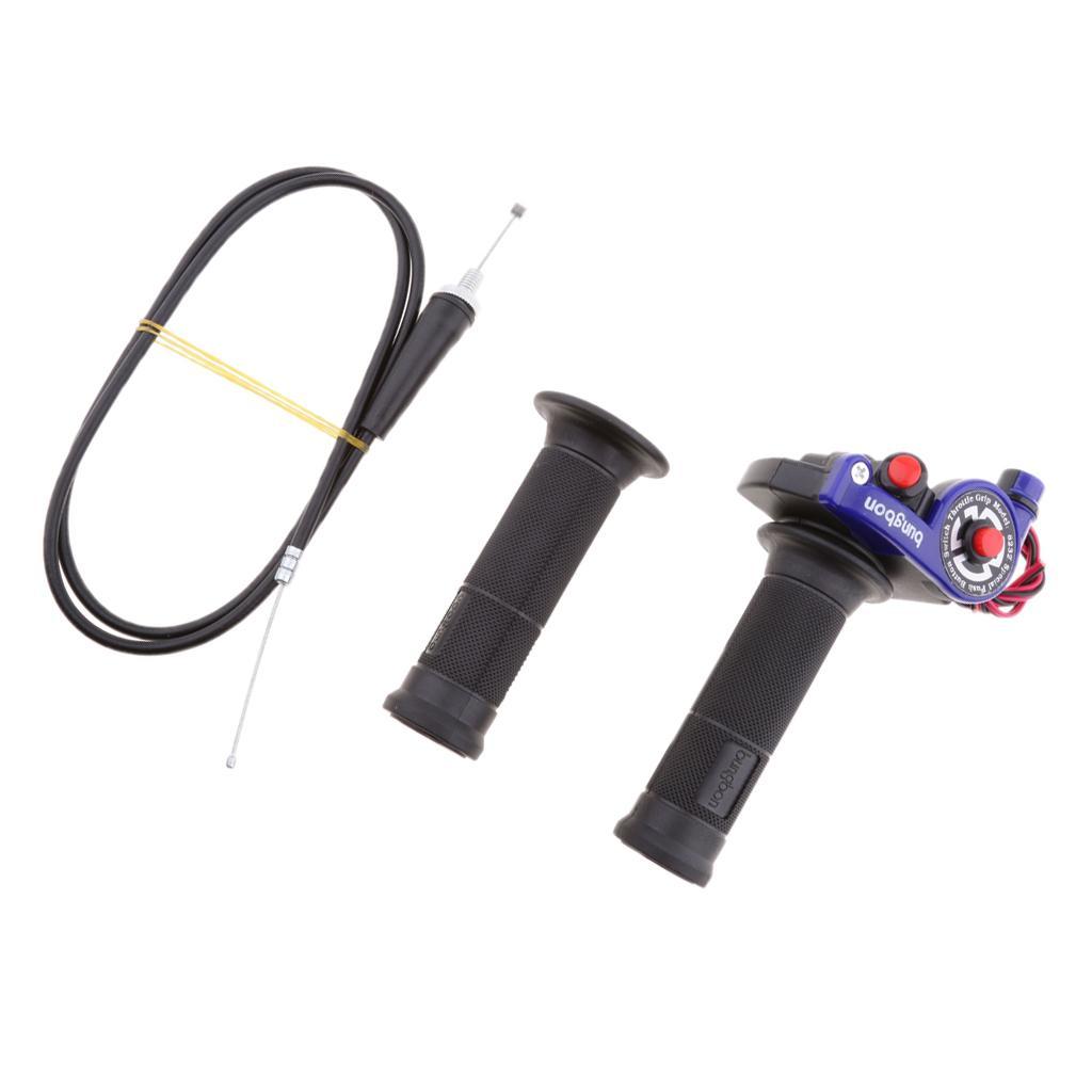 Motorcycle Twist Throttle Grip & Cable For 125cc 140cc 150cc Pit Dirt Bike