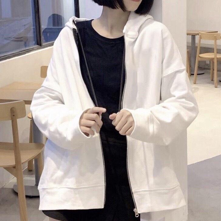 Áo KHOÁC Hoodie TRƠN 3 MÀU Nam Nữ Ulzzang Unisex