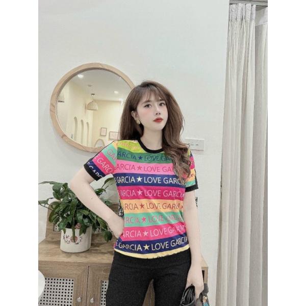 Sét đồ bộ lửng nữ in họa tiết chữ thời trang hàng cao cấp 100% cotton