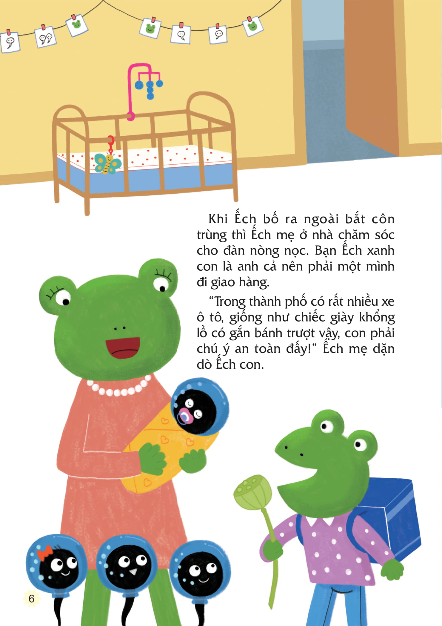 Những Câu Chuyện Về Kiến Thức An Toàn Trong Cuộc Sống - Ếch Xanh Đi Giao Hàng