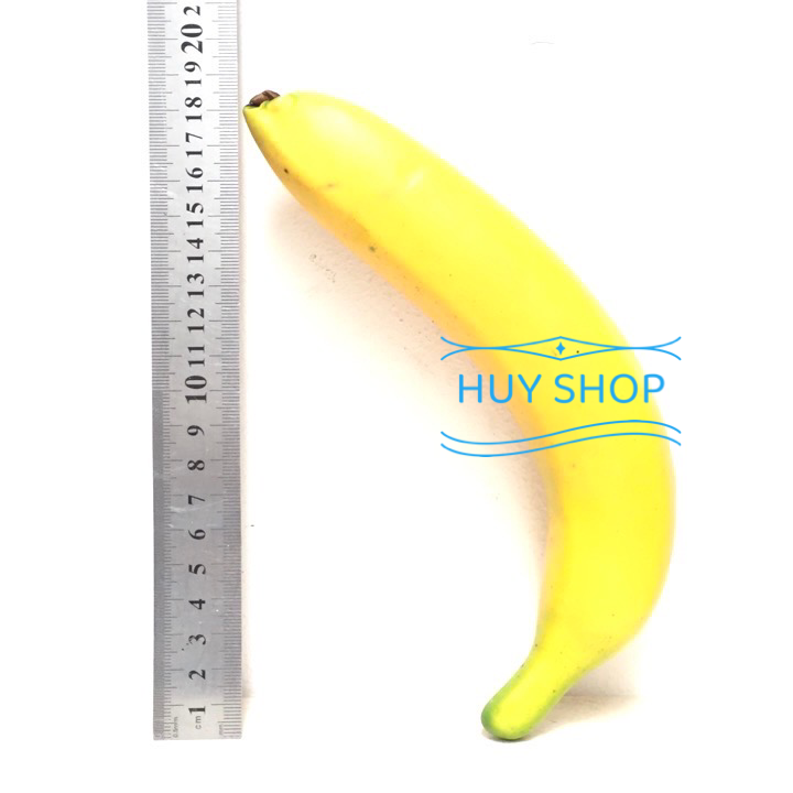 1 Trái Chuối Già nhân tạo trang trí nhà cửa - Trái Cây giả