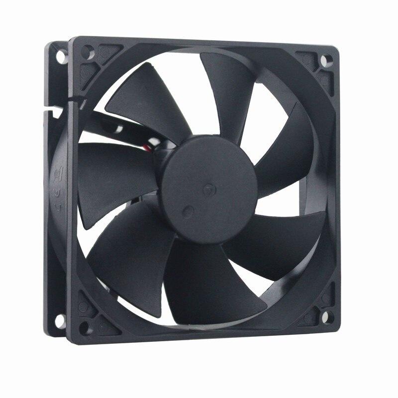 1 Pieces Gdstime DC 24V 2Pin 90mm 92mm x 25mm Brushless CPU Computer Case Cooling Fan 92x92x25mm Exhaust Heatsink Cooler 9225