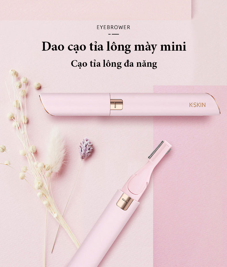 Máy Cạo Tỉa Lông Mày Mini, Cạo Lông Đa Năng - Hàng Chính Hãng