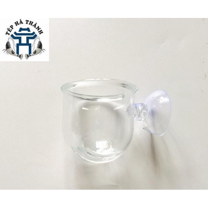 Cốc Đựng Giun Cho Cá Ăn - Cốc Đựng Giun Dán Bể Kính