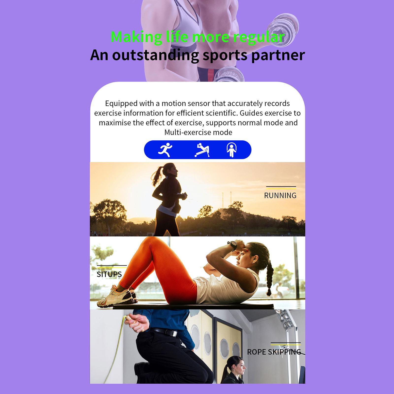 Smart Watch Bluetooth Camera Remote Control  Counter Men Women