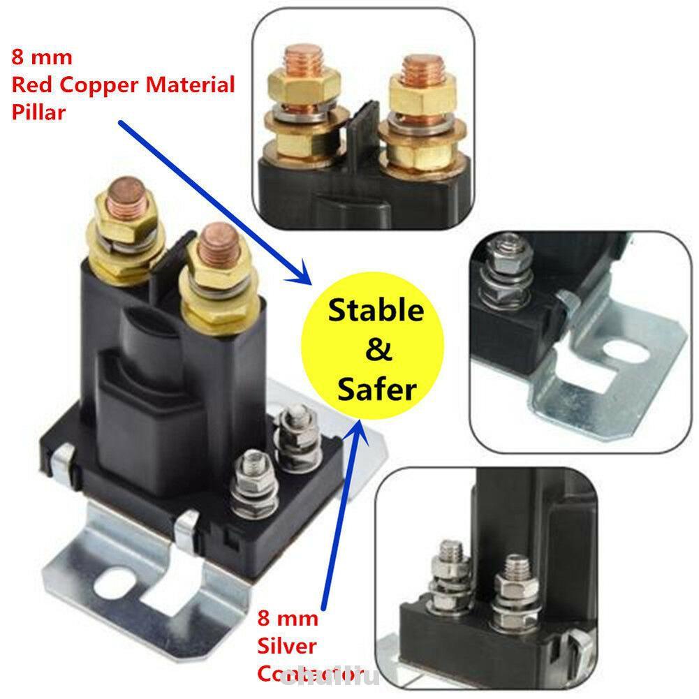Rơ Le Công Tắc Khởi Động 4 Pin 12v 500a Cho Xe Hơi