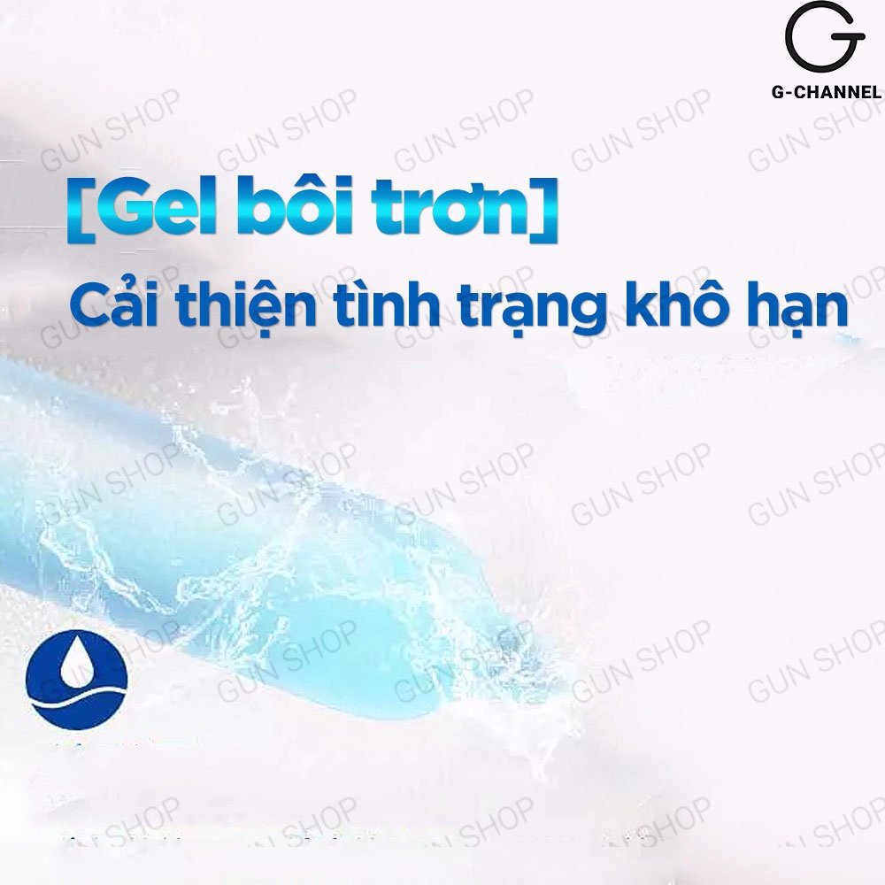 [Hộp 10 cái] Bao cao su Gun Super Ultra Thin - Siêu mỏng 0.03mm kèm 1 bcs Gun Super Ultra Thin