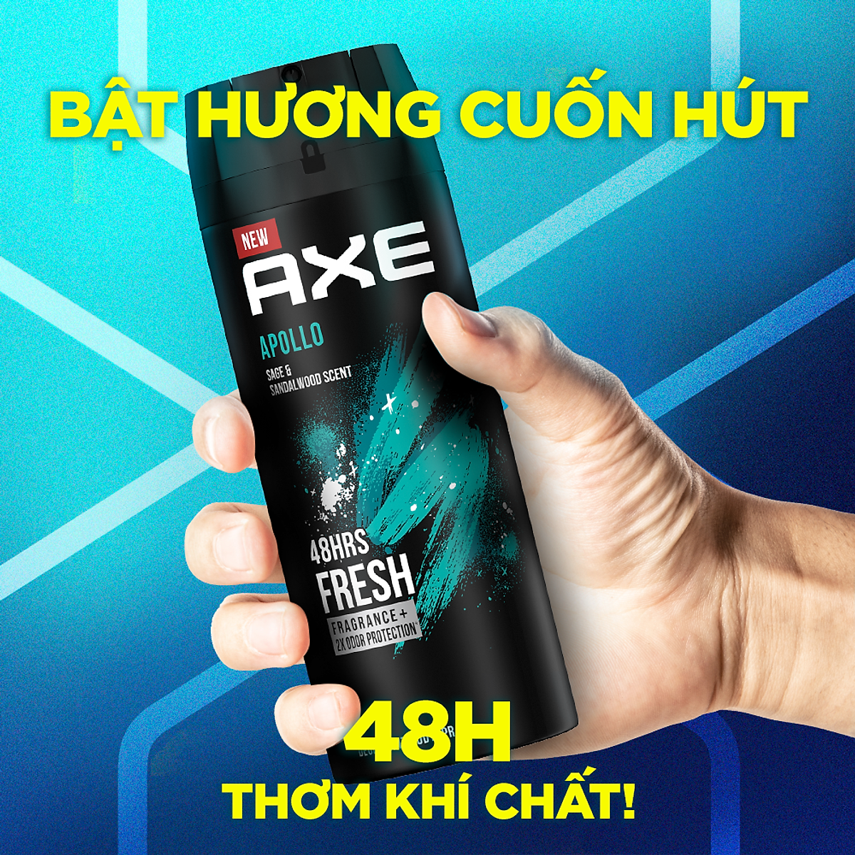 Xịt nước hoa toàn thân dành cho nam AXE Apollo (135ml)