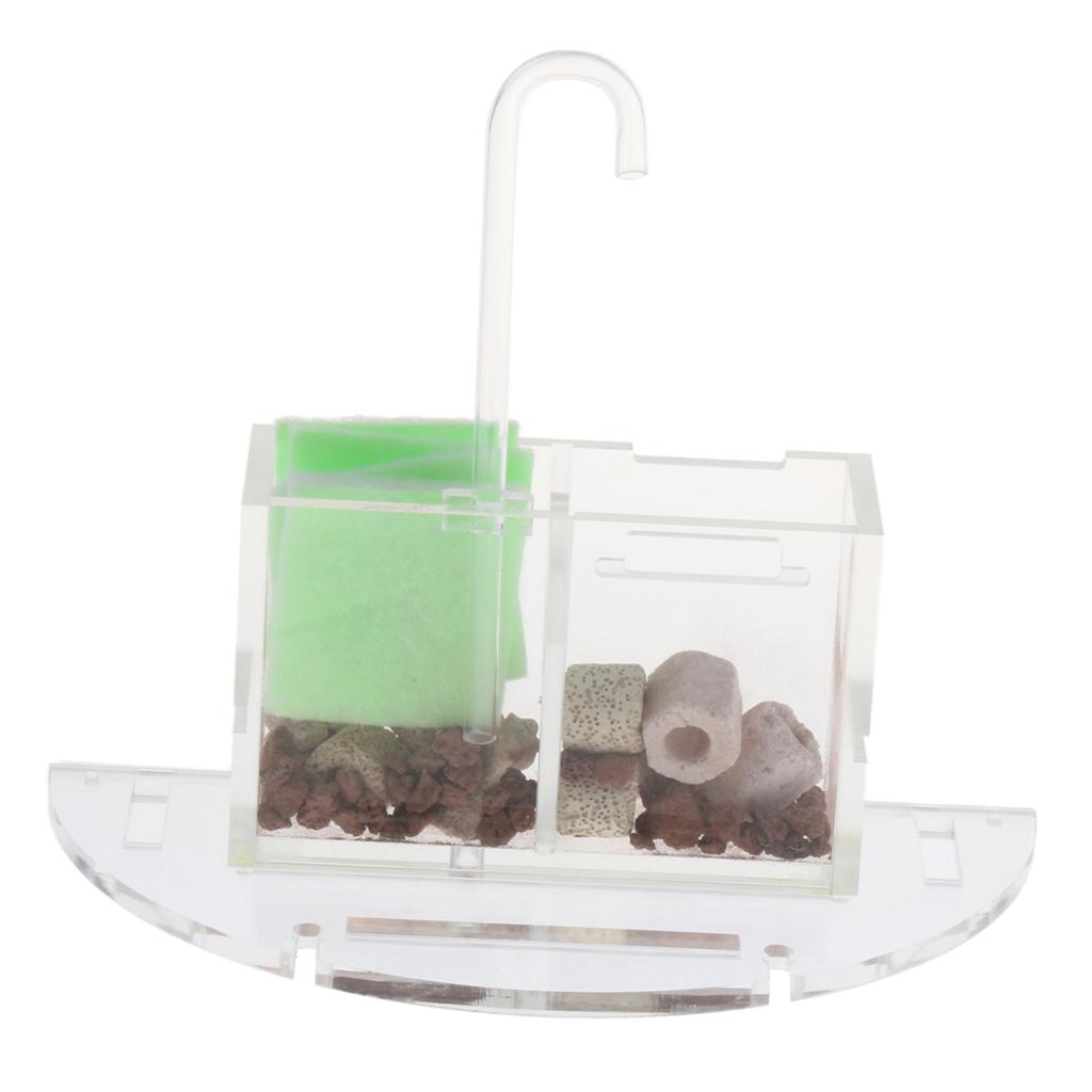 Fish Tank External Filter Box Aquarium Increase Oxygen Water Filter
