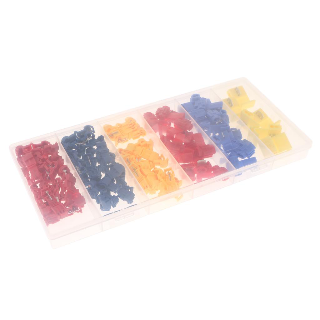 96Pieces Quick Wiring Electrical Insulated Terminals Connector Kit