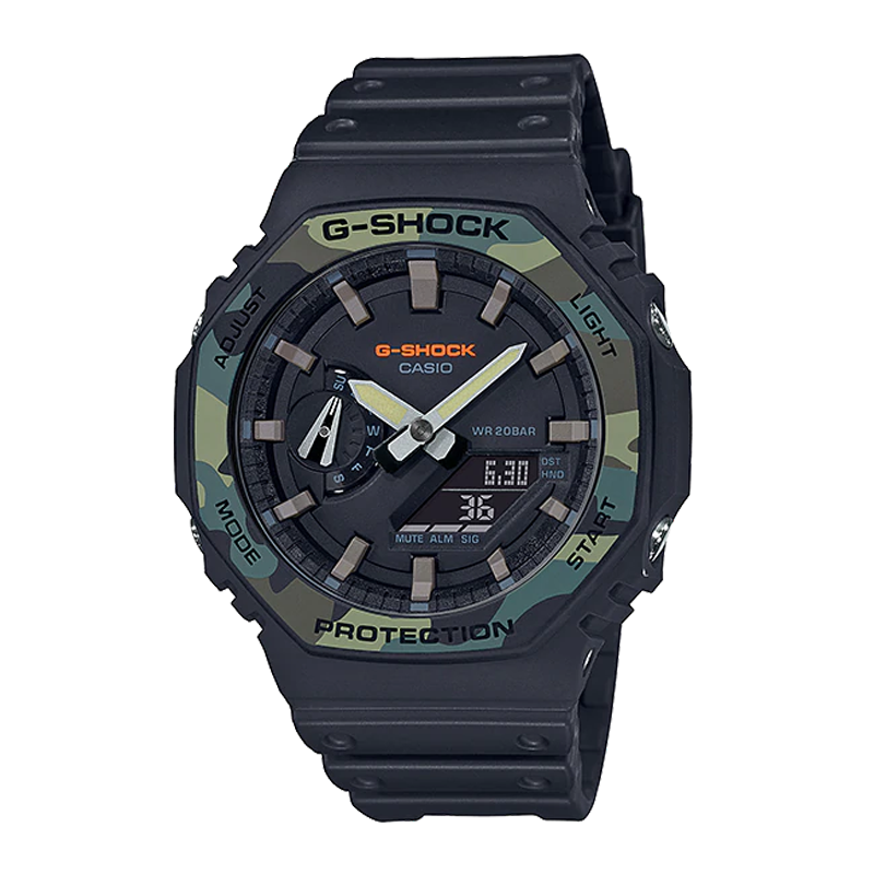 Đồng hồ nam dây nhựa Casio G-Shock chính hãng GA-2100SU-1ADR