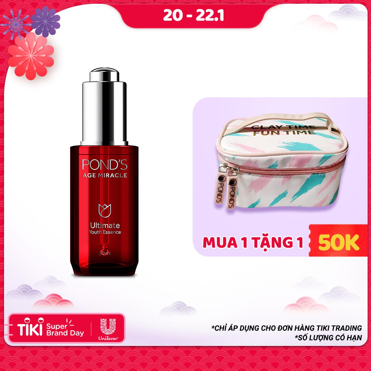 Dưỡng chất ngăn ngừa lão hóa chuyên sâu Pond's Age Miracle Youth Essence 30ml